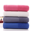 Outdoor sweat absorptio Cotton plain satin sports towel