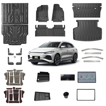 High-Quality Waterproof Anti-Slip Floor Mats for BYD E2 - TPE Material Back Seat & Trunk Liner