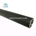 Carbon Fiber Round Tube OEM carbon fiber tube connector with metal parts Supplier