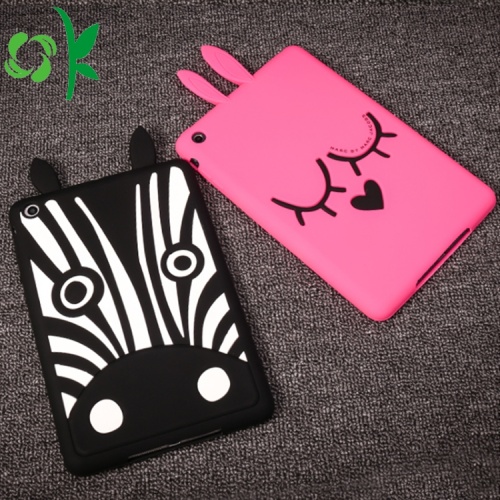 Tùy chỉnh Cartoon Dog Silicone Tablet Trường hợp dễ thương Cover