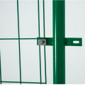 Recinzione in PVC all'aperto rivestito verde per giardino