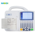 Hospital Equipment Portable Ecg Electrode Production Machine 6 Channel Ecg Machine