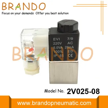 2V025-08 2 Way 2 Position Pneumatic Solenoid Valve