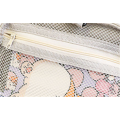 Portable Mesh Pocket PU And PVC Pen Bag