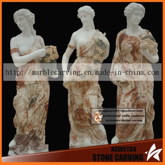 Marble Sculpture, Stone Statue Marble 4 Season God Nss030