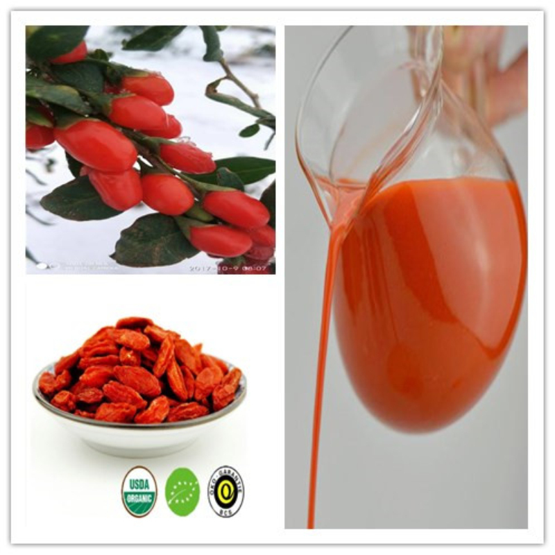 Suco de Goji de grau superior certificado de alta qualidade