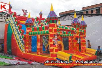 red mickey mouse inflatable slides