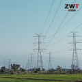 Projeto robusto de torre de aço angular para sistemas de energia