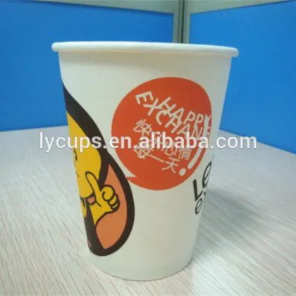 Coffee paper cups to go , 12oz paper cups for hot coffee