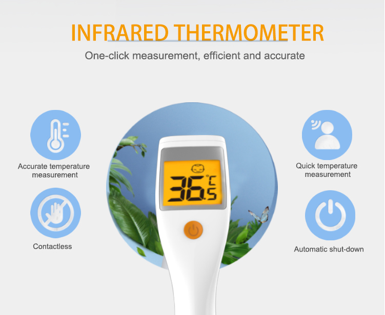 how to use a forehead thermometer gun