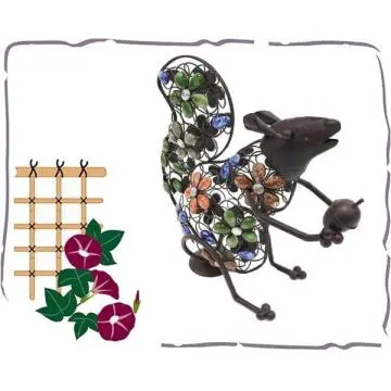 metal squirrel decoration