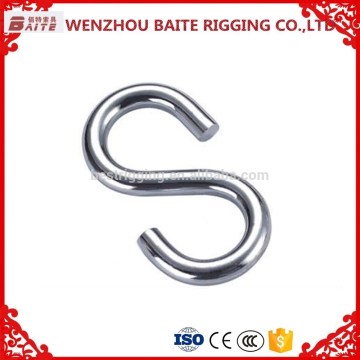High Quality All Size Stainless Steel AISI 304 AISI 316 S Shaped Hook For Hanger