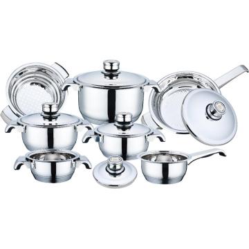 12 Pieces Wide Edge Cookware Set