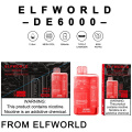 Electronic Cigarettes ElfWorld DE6000 Puffs