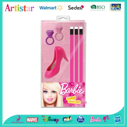 Barbie pink stationery set