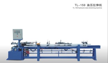 Hydraulic stretching machine for heating element