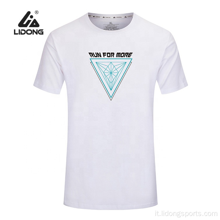 T-shirt da stampa T-shirt a maniche corte per l&#39;ingrosso