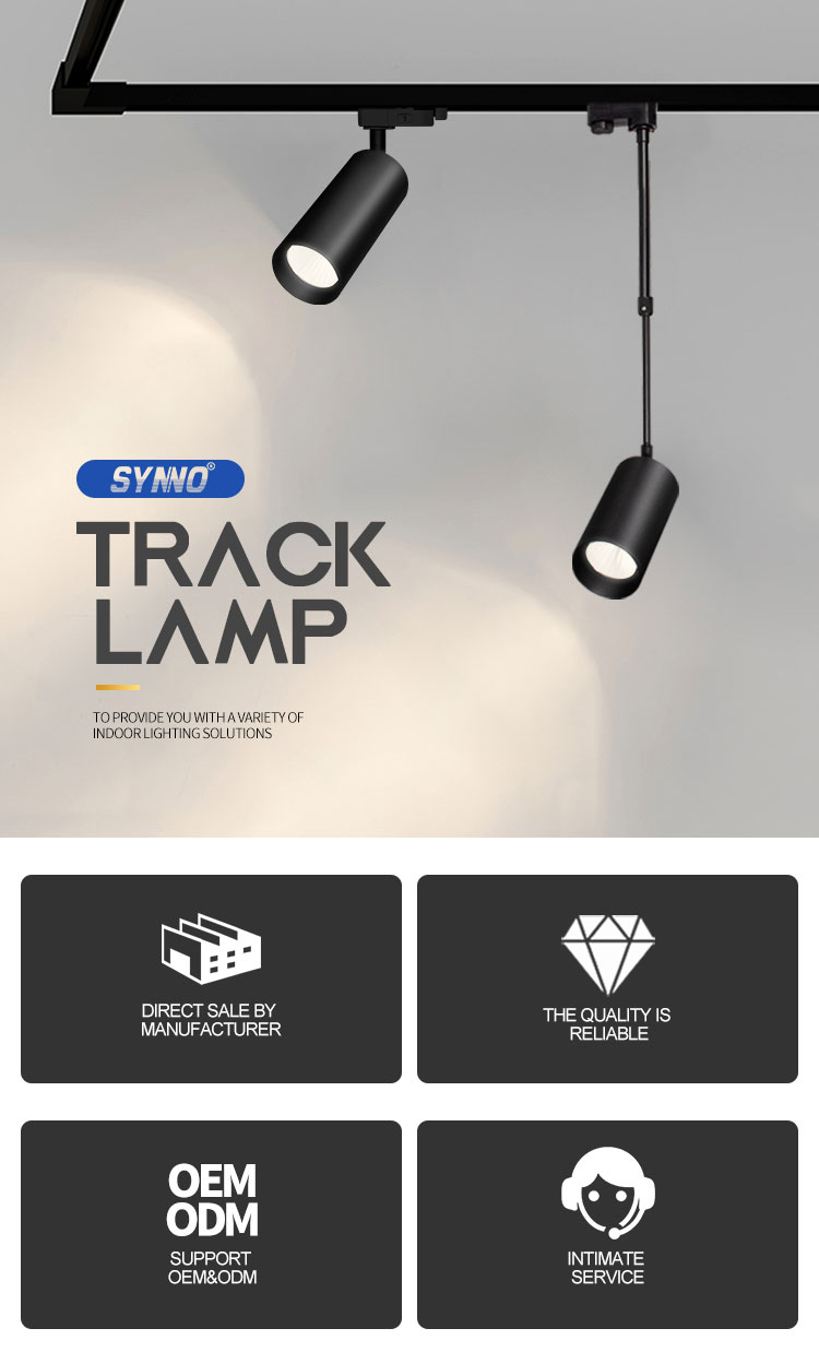 hanging led track light