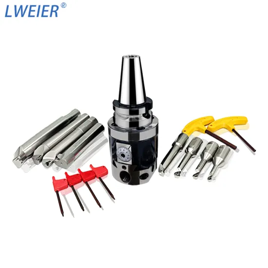 Boring Tools Set BT40 NBH2084 Boring Head with Boring Bars for Micro Finishing