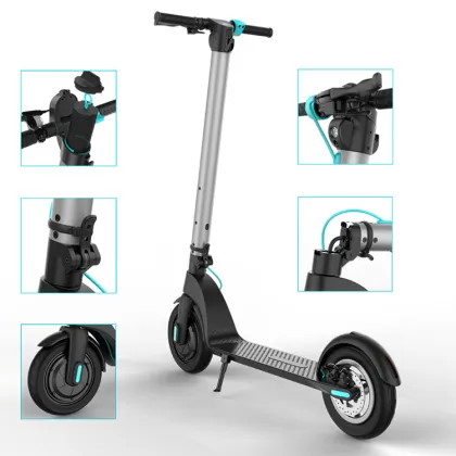 Electric Scooter with Dual Motors, 48V Battery: M5 HX 9 X7 E-Wheel Adult Kick Foot Scooter