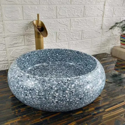 Terrazzo bathroom kitchen sink