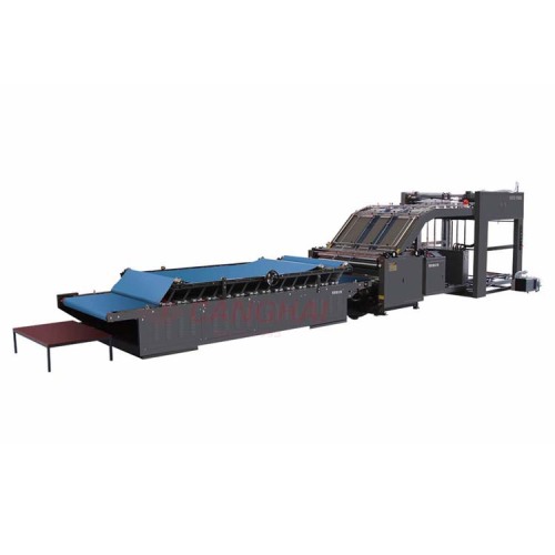 Semiautomatic paper flute laminating machine