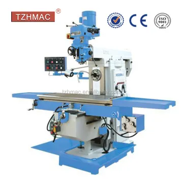Nantong X6332 Vertical Horizontal Large Table Metal Milling Machine with Taiwan Milling Head