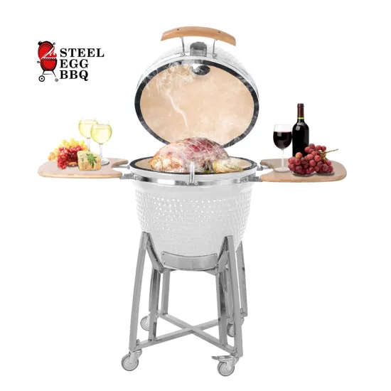 SEB KAMADO 21inch Kamodo Ceramic Bbq Grill Large Green Egg Smoker Charcoal Barbecue Bbq Grills