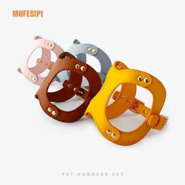 Mofsipi no tarik anjing harness dan tali multi-fungsi diatur untuk anjing sedang