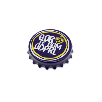 Personalized Design Cap Shaped magnet Bottle Opener