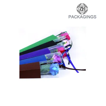 Foldable custom paper flower packaging box