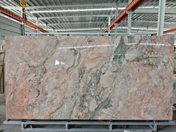 Polished Four Seasons Spring sintered stone porcelain slab