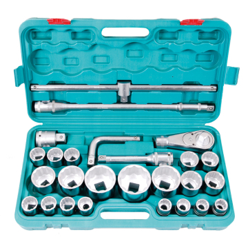 27pcs Heavy Duty Socket Wrench Tool Kit for Truck and Industrial Repair