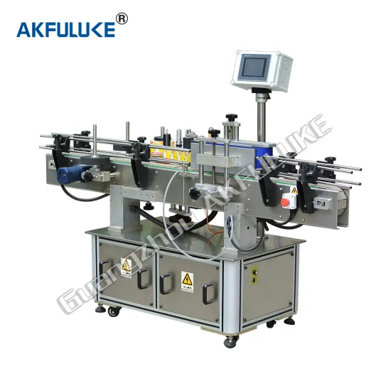 Horizontal Wine and Pet Bottle Labeling Machine for Flat Surface Bottle Stickers