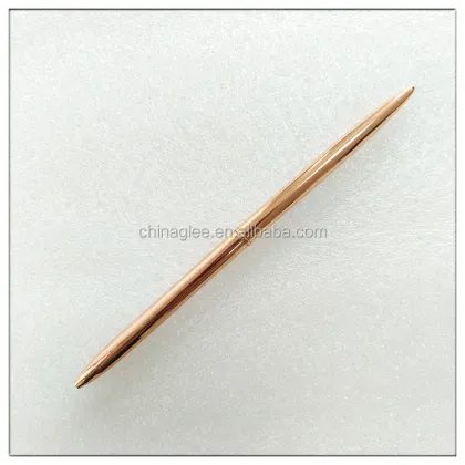 Rose Gold Thin Wedding Hotel Cross Brass Ballpoint Pen