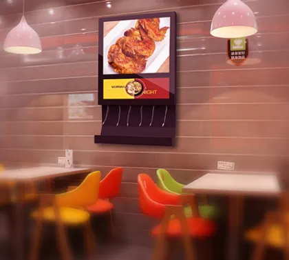 Wall-mounted Advertising Charging Station