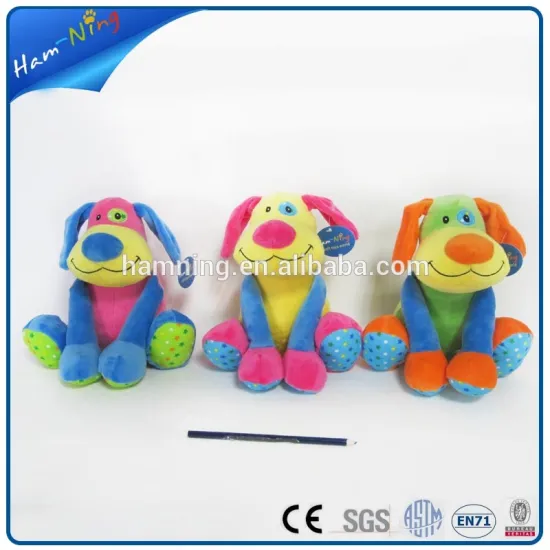 16cm plush colorful dog toy for sale kids toy