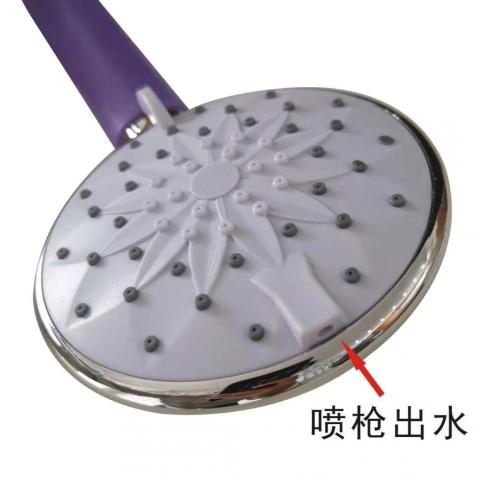 ABS plastic chrome head switched rain shower head