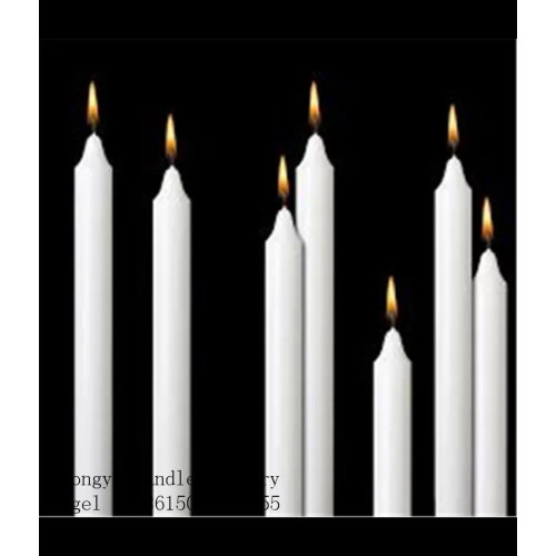 Bright white candle paraffin vax mateiral gör