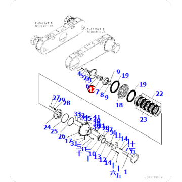 Grade-leveling machine GD555-5 23B-25-71480
