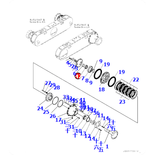 Grade-leveling machine GD555-5 23B-25-71480