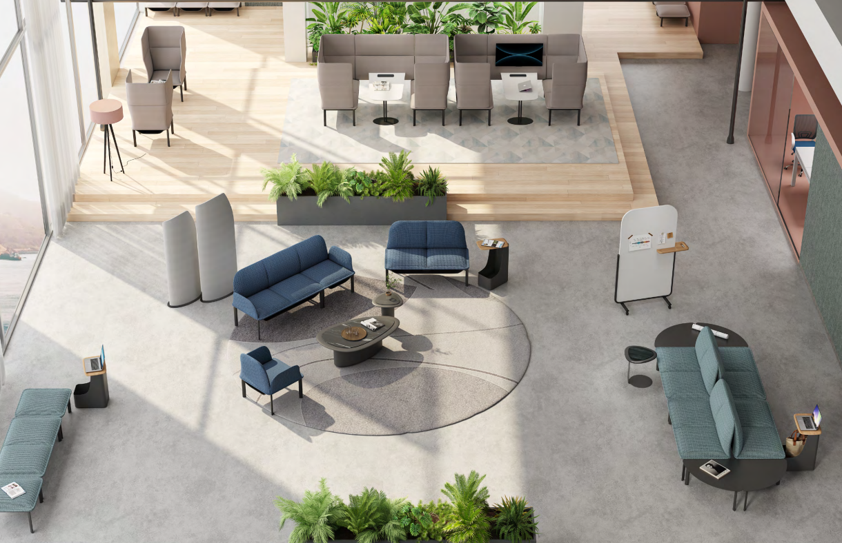 Hotel furniture lobby sofa office reception area waiting chairs