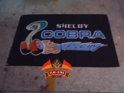 shelby cobra Flag 3x 5ft Polyester shelby cobra banner