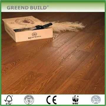 Rustic style furniture ash wood flooring price