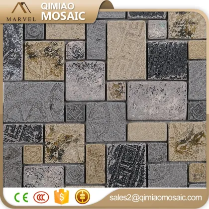 Natural Honed Slate Panel Mosaic Tropicana Floor And Wall Polished Tile