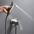 Brushed Nickel Bidet Sprayer with Copper Body