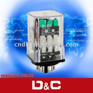 Shanghai DELIXI miniature electromagnetic relay