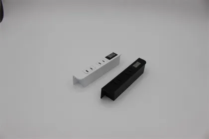 Black Desktop Socket Two Sockets Japanese Sockets