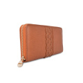 Zip Around Tan Leather Exclusive Wallet For Ladies