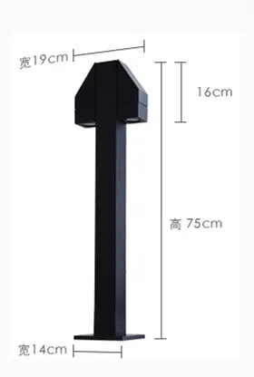 Adjustable LED landscape light IP65 Garden Light Outdoor Decorative LED Bollard Light